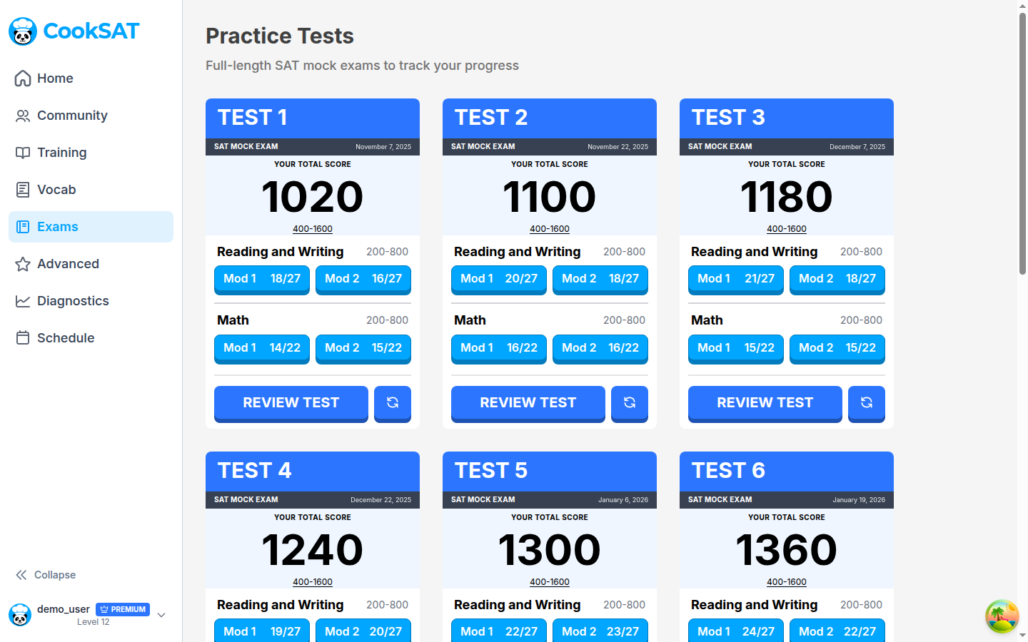 Practice Exams